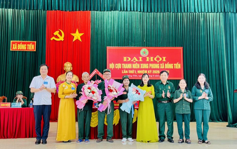 Đại hội Hội Cựu TNXP xã Đồng Tiến lần thứ I,  nhiệm kỳ 2026-2031