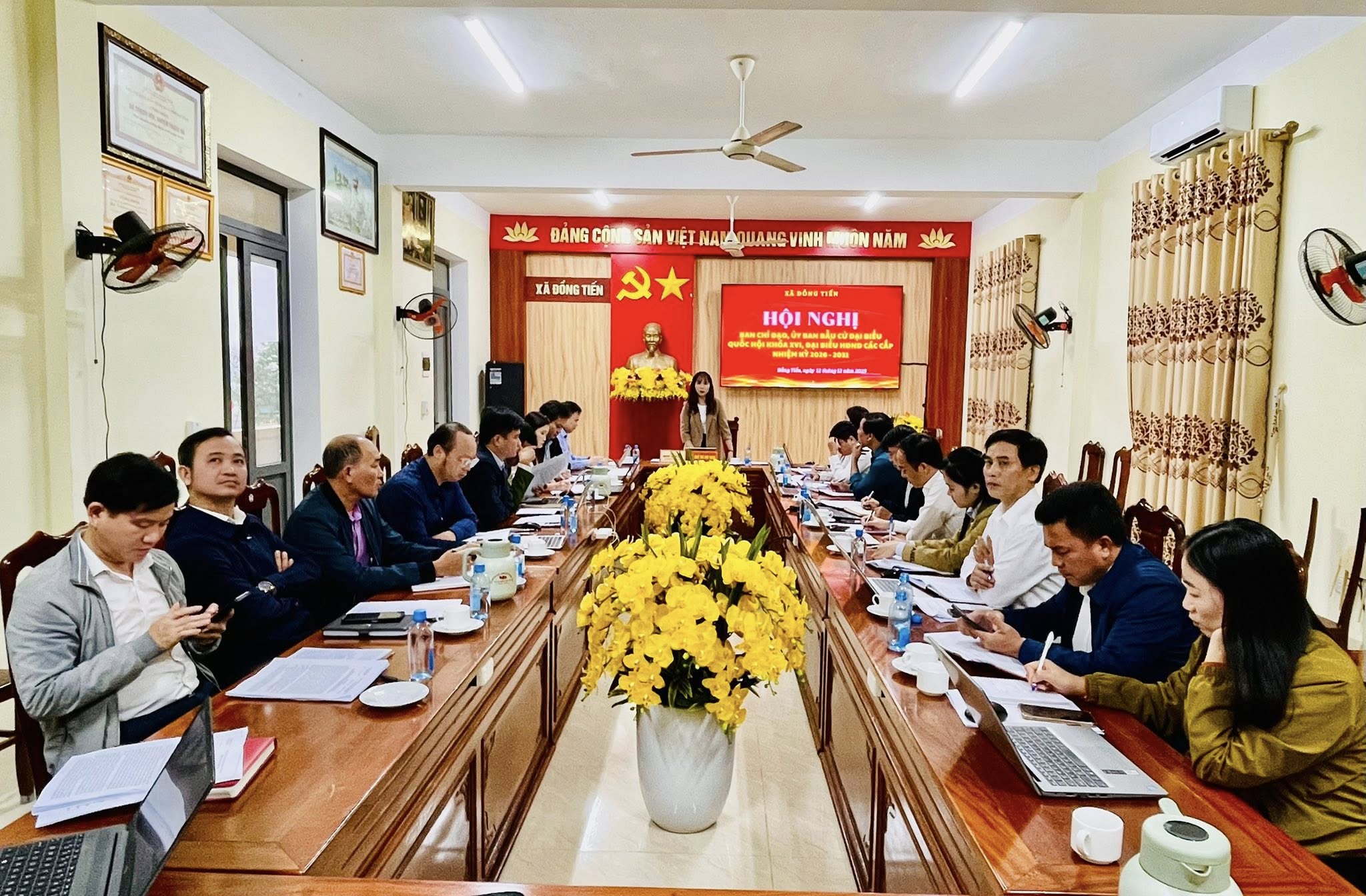 Xá Đồng Tiến:  Hội nghị Ban Chỉ đạo, Ủy ban bầu cử đại biểu Quốc hội khóa XVI và đại biểu HĐND các cấp nhiệm kỳ 2026 – 2031