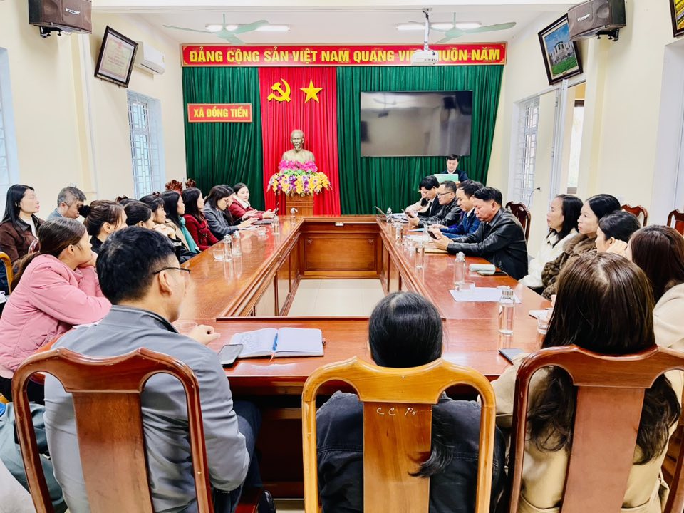 UBND xã Đồng Tiến tổ chức Hội nghị phụ huynh các đội tuyển dự thi Học sinh giỏi (HSG) tỉnh năm học 2025 – 2026