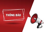 Thông báo về việc lựa chọn tổ chức hành nghề đấu giá tài sản 