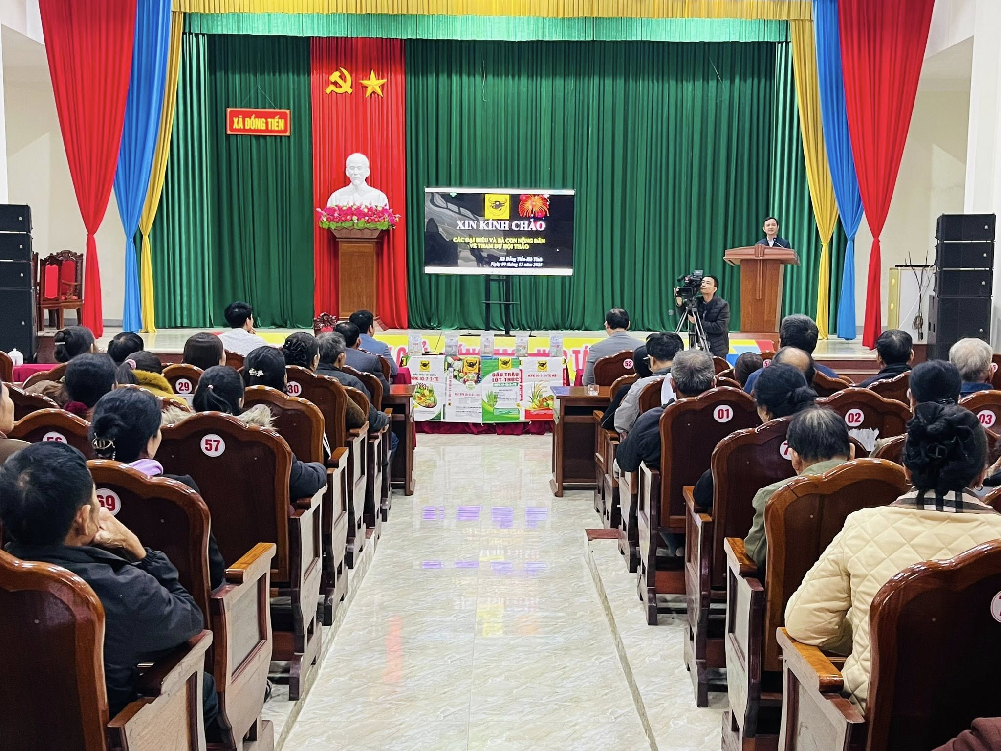 Hội Nông dân xã Đồng Tiến  phối hợp với Công ty CP Bình Điền Quảng Trị tổ chức lớp tập huấn kỷ thuật sử dụng phân bón trong sản xuất vụ xuân 2026