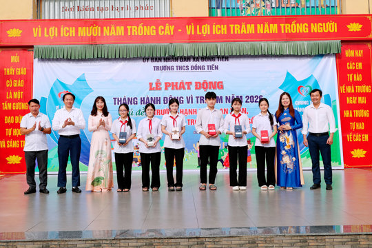 Ủy ban nhân dân xã Đồng Tiến phát động Tháng hành động vì trẻ em năm 2026 