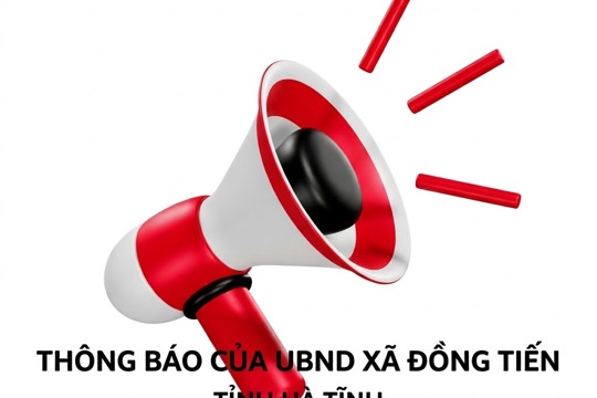 Thông báo của UBND xã Đồng Tiến  về việc niêm yết công khai danh sách đề nghị tặng, truy tặng “Huy chương Thanh niên xung phong vẻ vang”Thông báo của UBND xã Đồng Tiến  về việc niêm yết công khai danh sách đề nghị tặng, truy tặng “Huy chương Thanh niên xung phong vẻ vang”