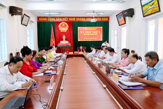 Hội đồng nhân dân xã Đồng Tiến khóa 2 nhiệm kỳ 2026 -2031 tổ chức Kỳ họp thứ 2 thông qua Nghị quyết sáp nhập thôn trên địa bàn xã