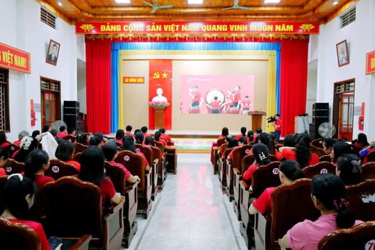 Xã Đồng Tiến đã tham gia hoạt động hưởng ứng phong trào “Mỗi người dân lựa chọn ít nhất một môn thể thao phù hợp để tập luyện thường xuyên”,
