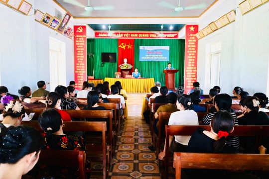 Chi hội Phụ nữ thôn Bắc Trị, xã Đồng Tiến: Hội nghị sơ kết công tác Hội và phong trào phụ nữ 6 tháng đầu năm 2026.