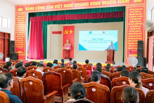 Hội Nông dân xã Đồng Tiến tổ chức hội nghị tuyên truyền, phổ biến chính sách BHXH, BHYT năm 2026.