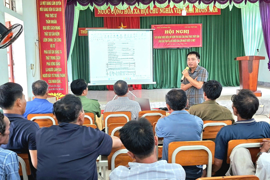 Đồng Tiến: Tập huấn thu báo cáo khai thác thủy sản đối với tàu cá dưới 12 mét