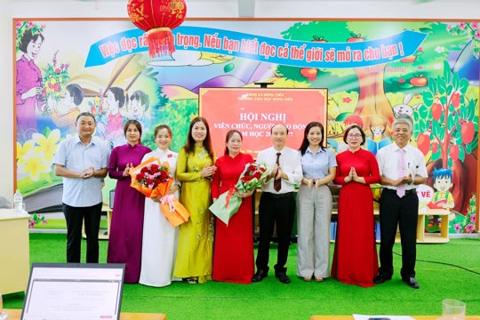 Trường Tiểu học Đồng Tiến tổ chức Hội nghị viên chức, người lao động năm học 2026 - 2027.